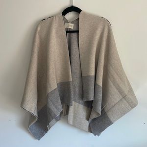 UNWORN ANTHROPOLOGIE Saturday Sunday Open Poncho